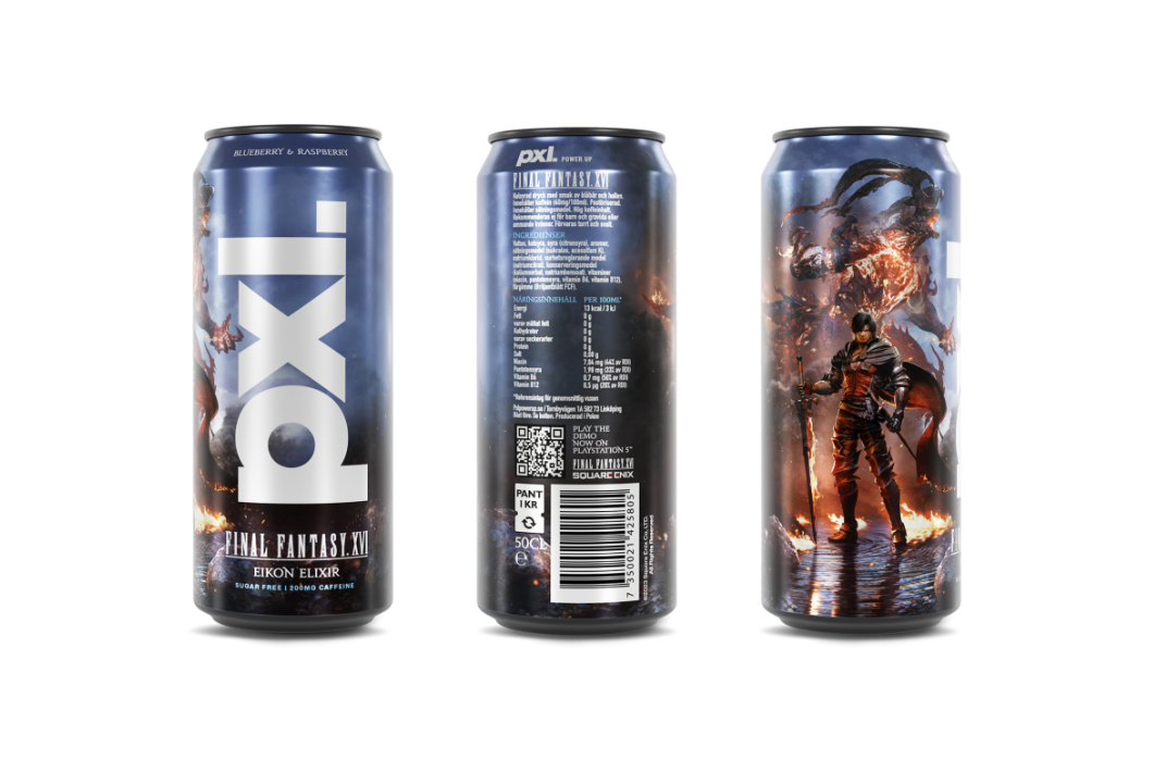 Pxl Final Fantasy XVI Eikon Elixir Energy Drink Announced
