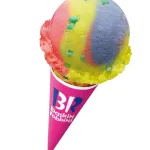 Splatoon 3 ice cream tricolor flavor baskin robbins