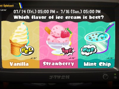 Splatoon 3 Ice Cream Splatfest