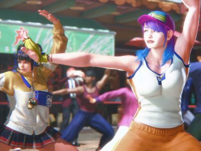 Screenshot of custom avatar punching in Street Fighter 6 World Tour.