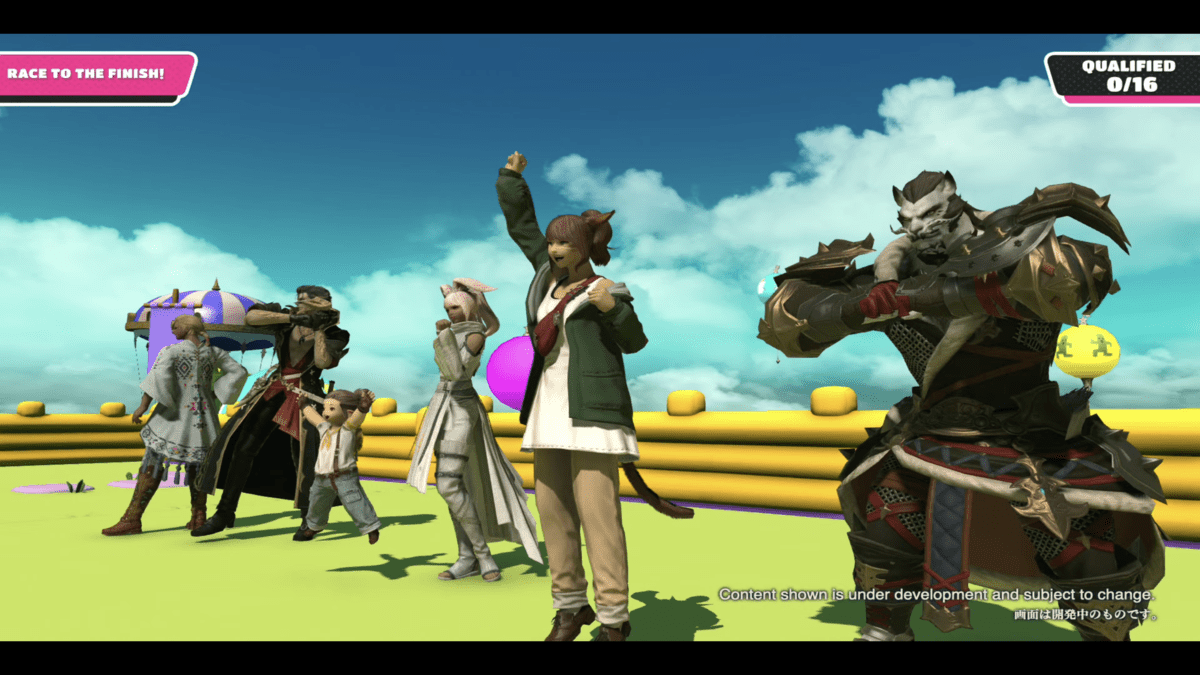 Fall Guys and Final Fantasy XIV Collaboration Warriors of Light