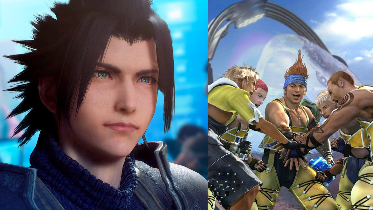 Crisis Core FFVII Final Fantasy X Blitzball easter egg