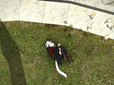 Play Dead Emote in FFXIV.