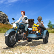 Final Fantasy XIV Garlond GL-IS motorcycle mount
