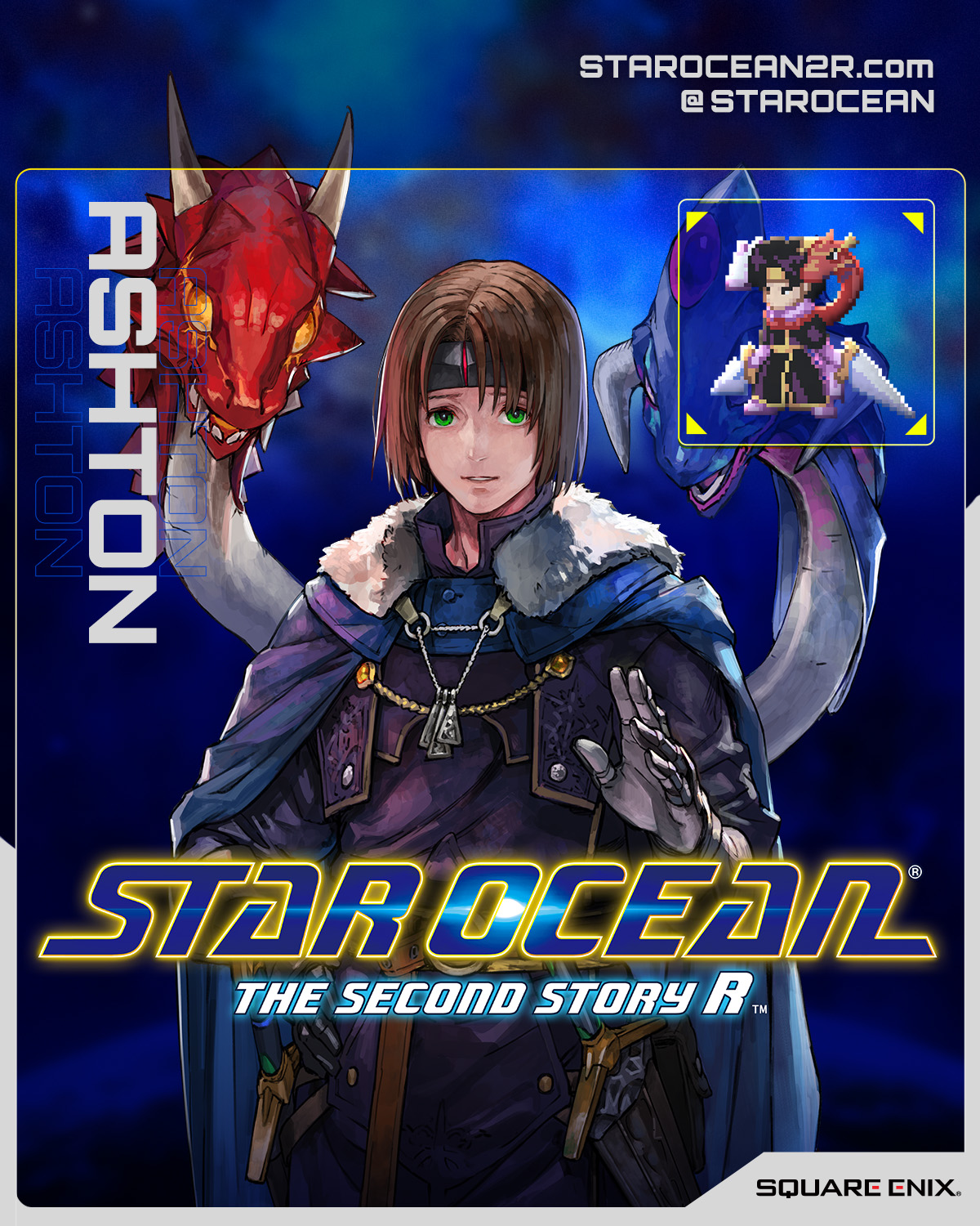 Star Ocean: The Second Story R Ashton, Celine, and Dias Art Shared