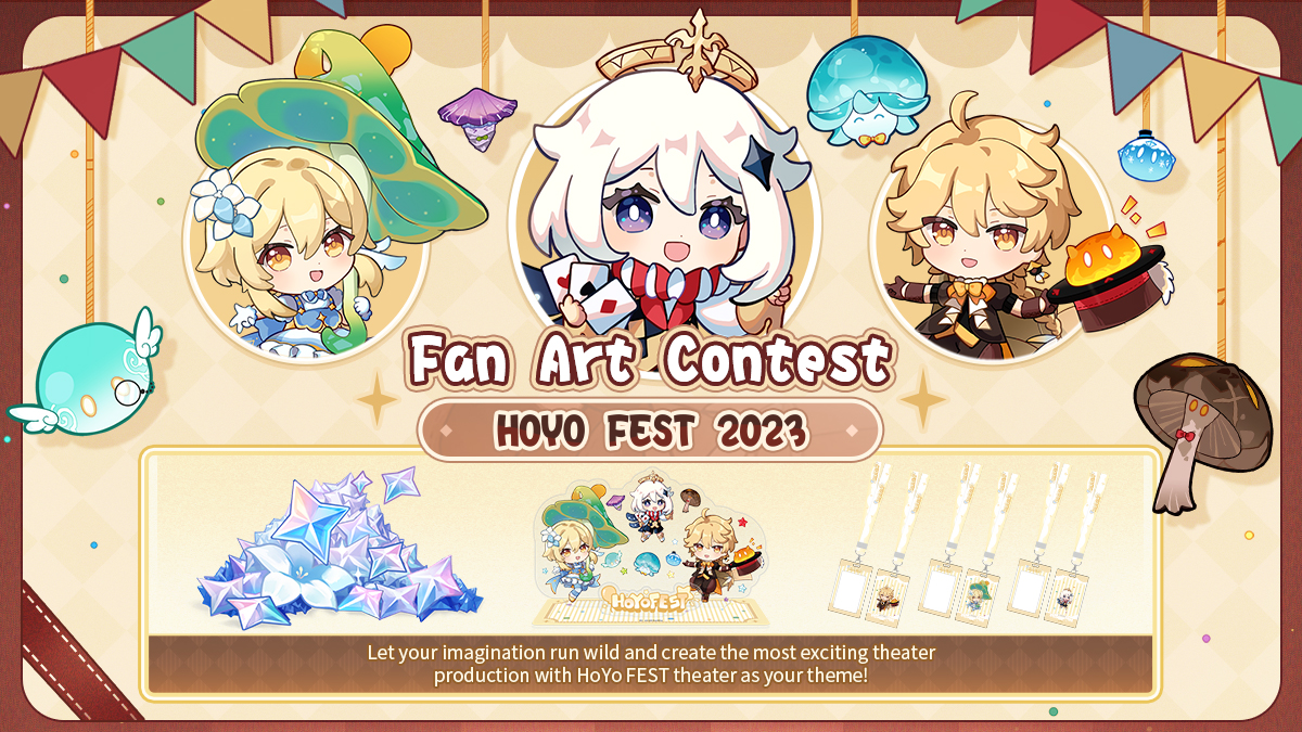 Genshin Impact HoYo Fest 2023 Fan Art Contest Begins
