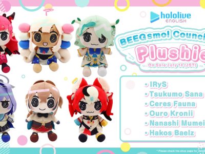 Hololive CouncilRyS BEEGsmol Plush Line Includes Sana tsukumo