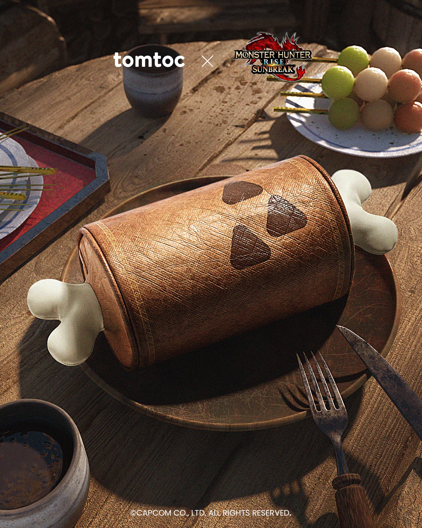 Monster Hunter Rise Tomtoc Bags Look Like WellDone Steaks Siliconera