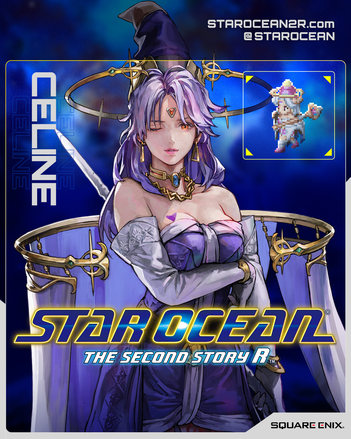 Star Ocean: The Second Story R Ashton, Celine, and Dias Art Shared