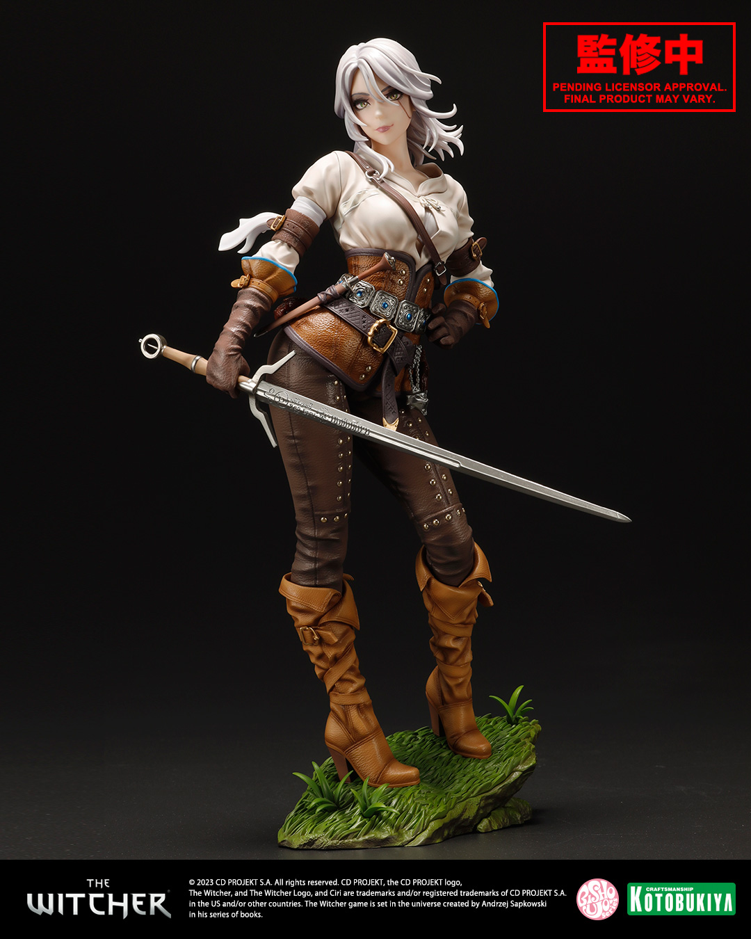 The Witcher Bishoujo Ciri Painted Prototype Unveiled