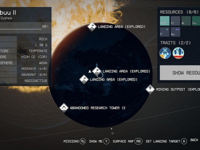 how to 100% survey a planet Starfield