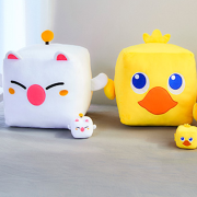 Chocobo and Moogle Cube Plush