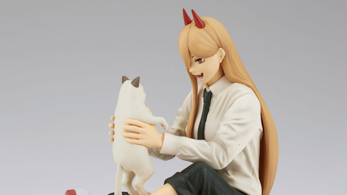 New Break Time Chainsaw Man Figure Features Power with Meowy