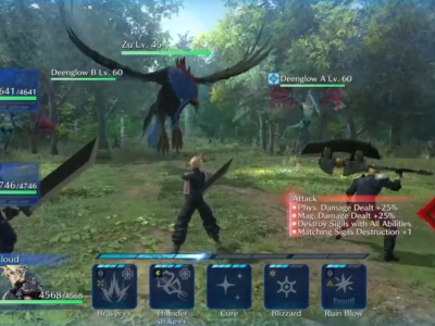 FF7 Ever Crisis Battle