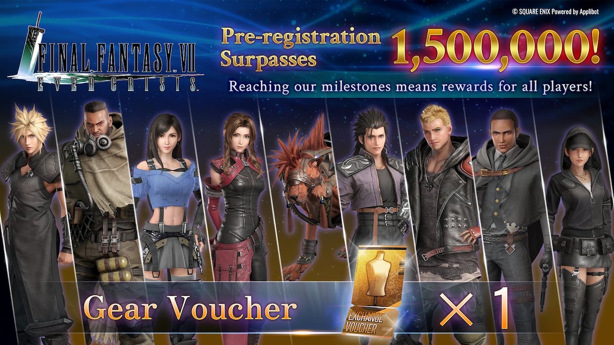 Final Fantasy VII Ever Crisis 1.5 Million Pre-Registrations Worldwide