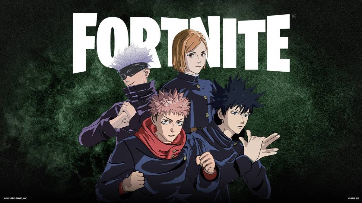 Fortnite Jujutsu Kaisen Crossover Stars Yuji, Gojo, Nobara, and Megumi