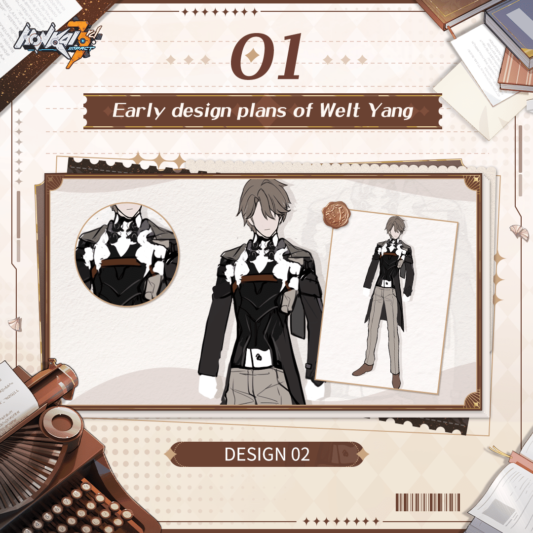 Honkai Impact 3rd and Star Rail Welt Yang Concept Art Shared