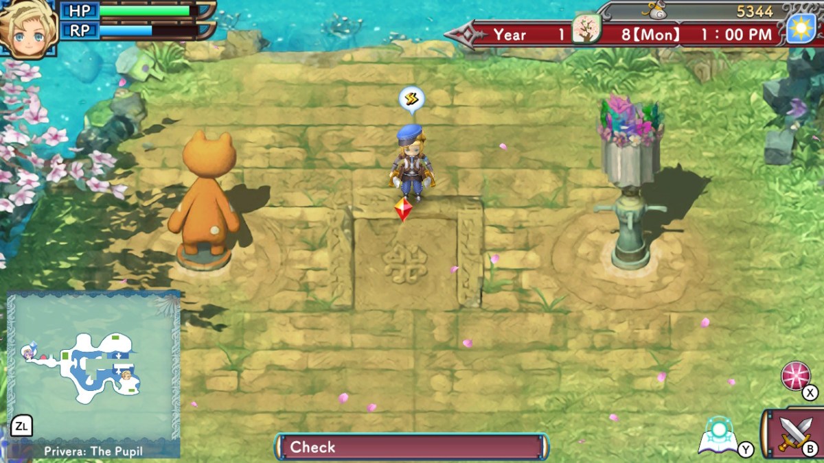 Как решить головоломку со статуей в Rune Factory 3 Special