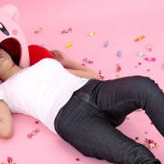 Kirby Inhale cushion plush