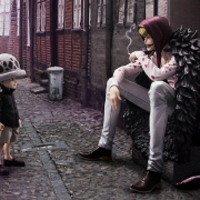 One Piece Portrait of Pirates Corazon and Law Figure