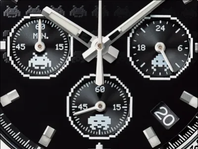 Space Invaders Seiko Watch