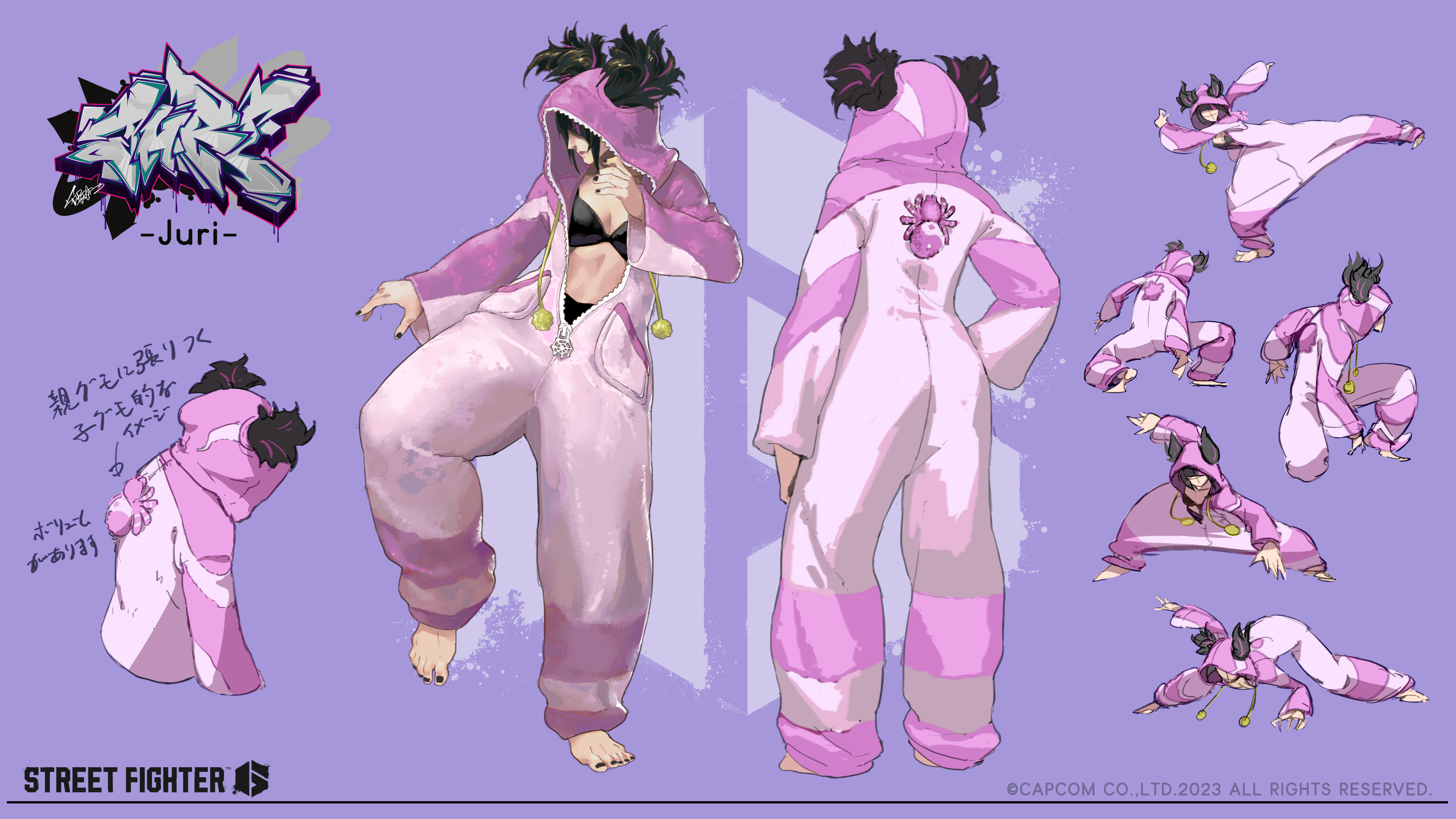 Street Fighter 6 Costumes Put Juri in Pajamas and Marisa in a Wedding Dress