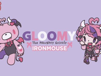 Ironmouse x Gloomy Bear Collab