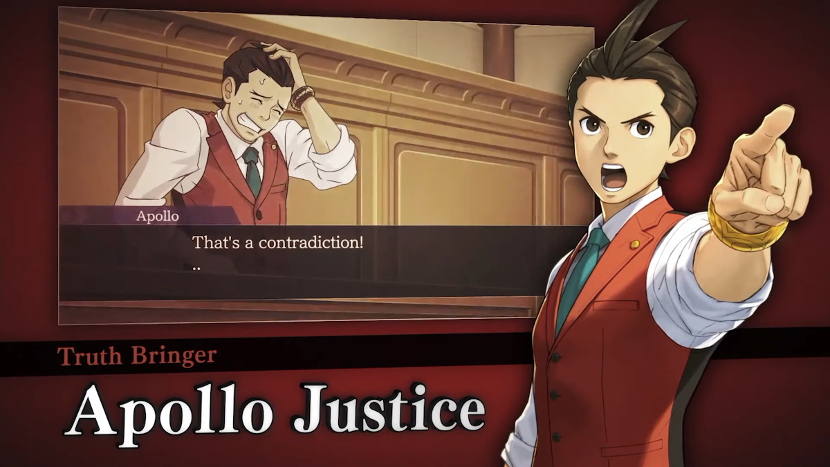 Apollo Justice Character Poster - Ace Attorney