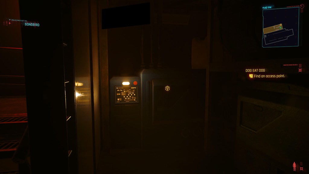 Screenshot of Dog Eat Dog power generator in the Cyberpunk 2077 Phantom Liberty DLC