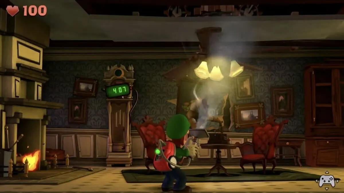 The Ghost of Christmas Past- Luigi's Mansion: Dark Moon