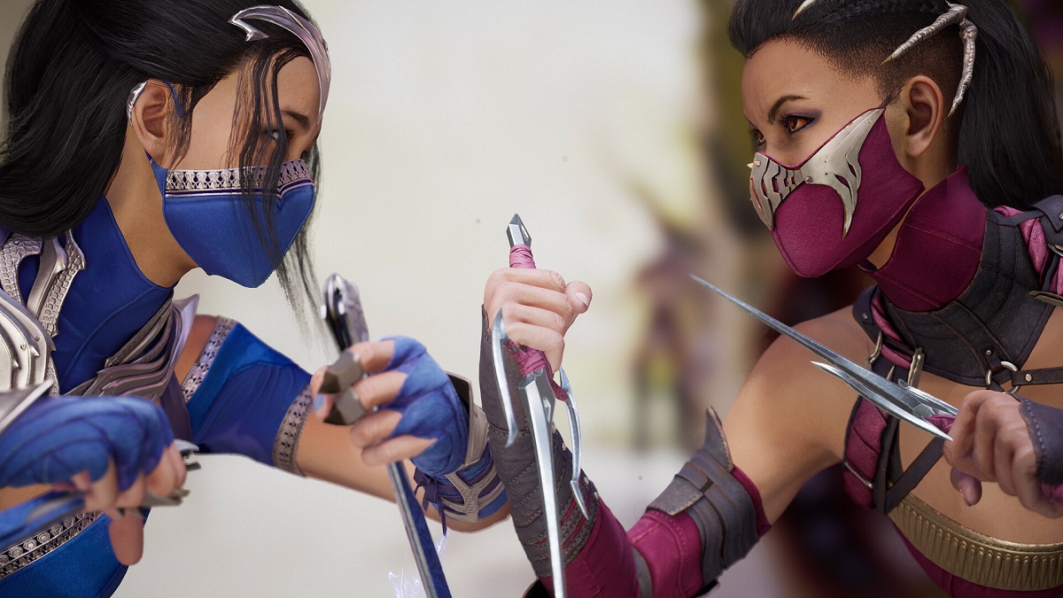 Kitana and Mileena square off against one another