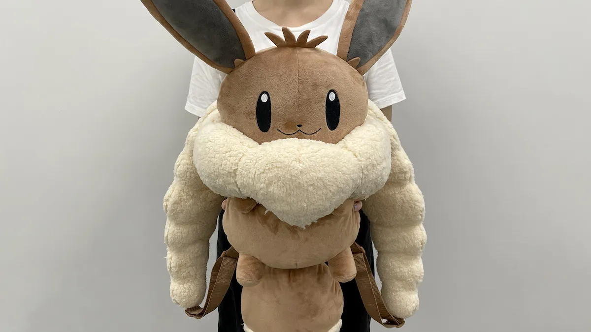 Pokemon Scarlet and Violet Eevee Backpack Coming to Pokemon Centers Soon