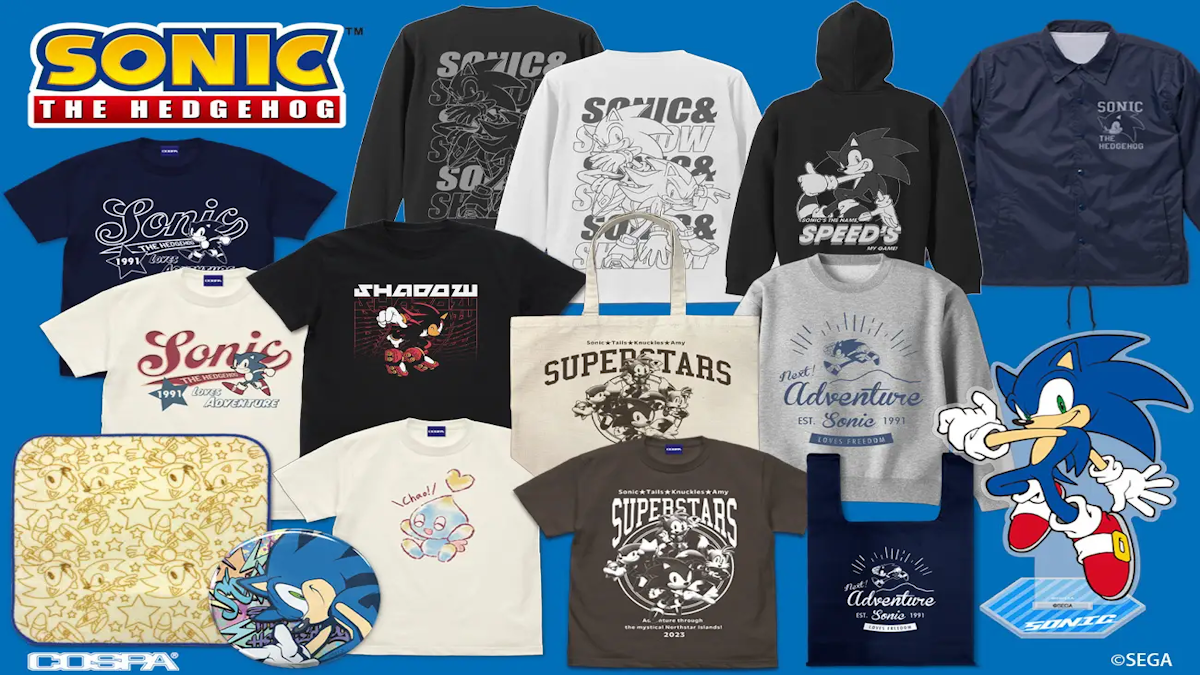Sonic Cospa Merchandise