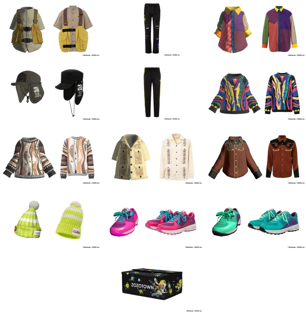 Splatoon 3 Zozotown collaboration