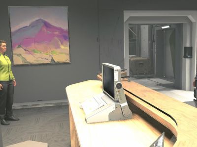 Screenshot of Louisa and Zoe in Starfield.