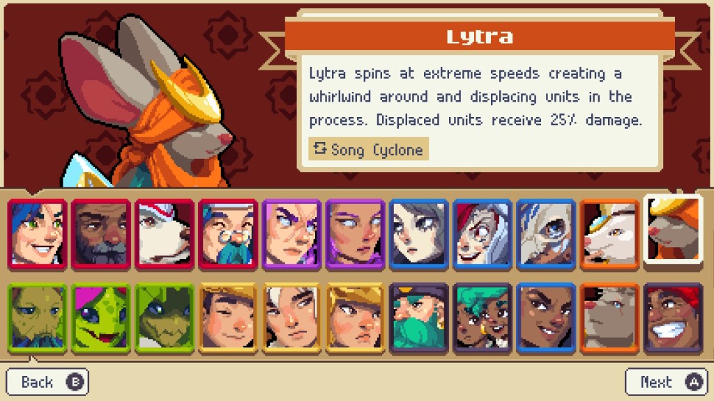 chucklefish robotality playtest commander select screen