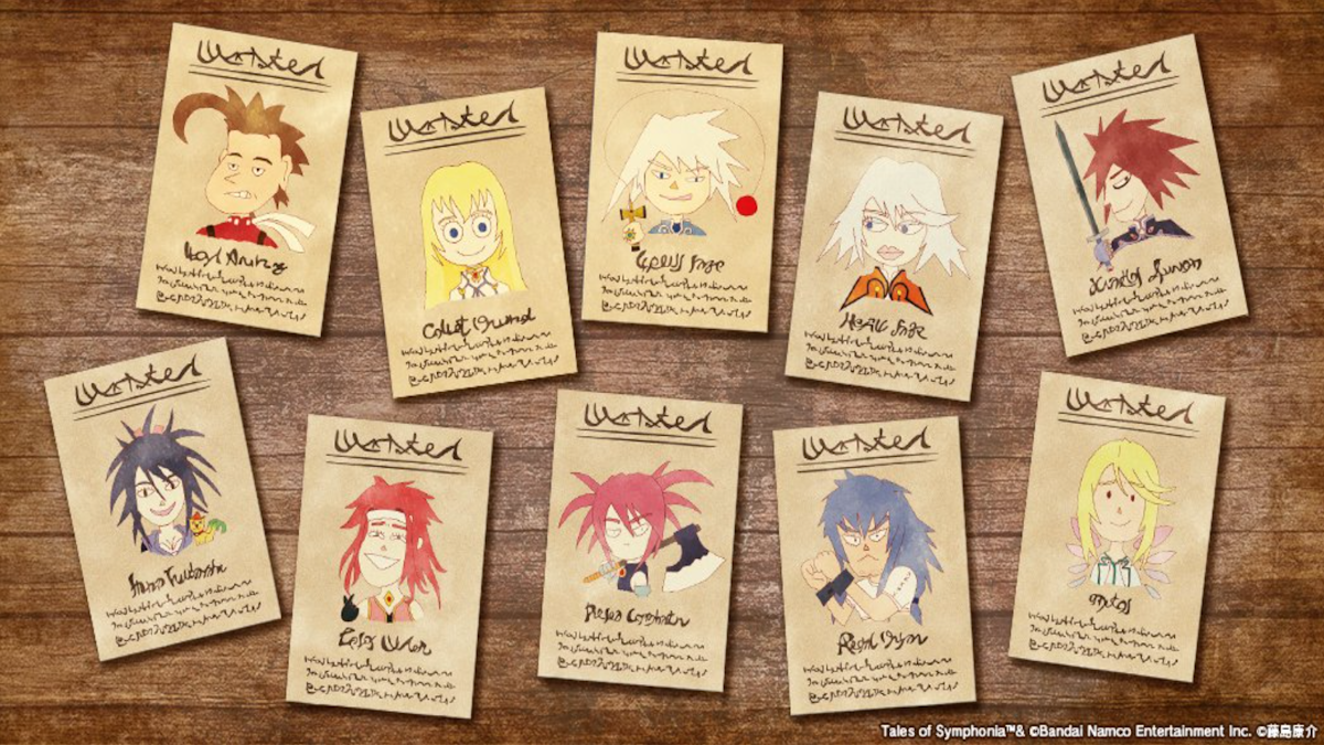 Tales of Symphonia Wanted Posters