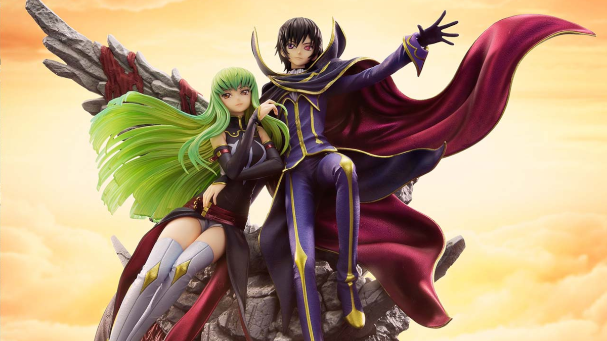 Code Geass Lelouch and CC statues by Prime 1 Studio