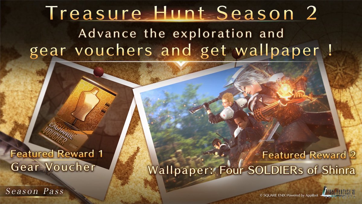 Final Fantasy VII Ever Crisis Season Pass Treasure Hunt Season 2 Begins