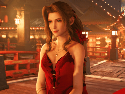 FFVII Remake Aerith red dress