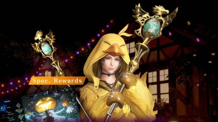 FFVII Ever Crisis Halloween Event Gives Aerith a Chocobo Costume
