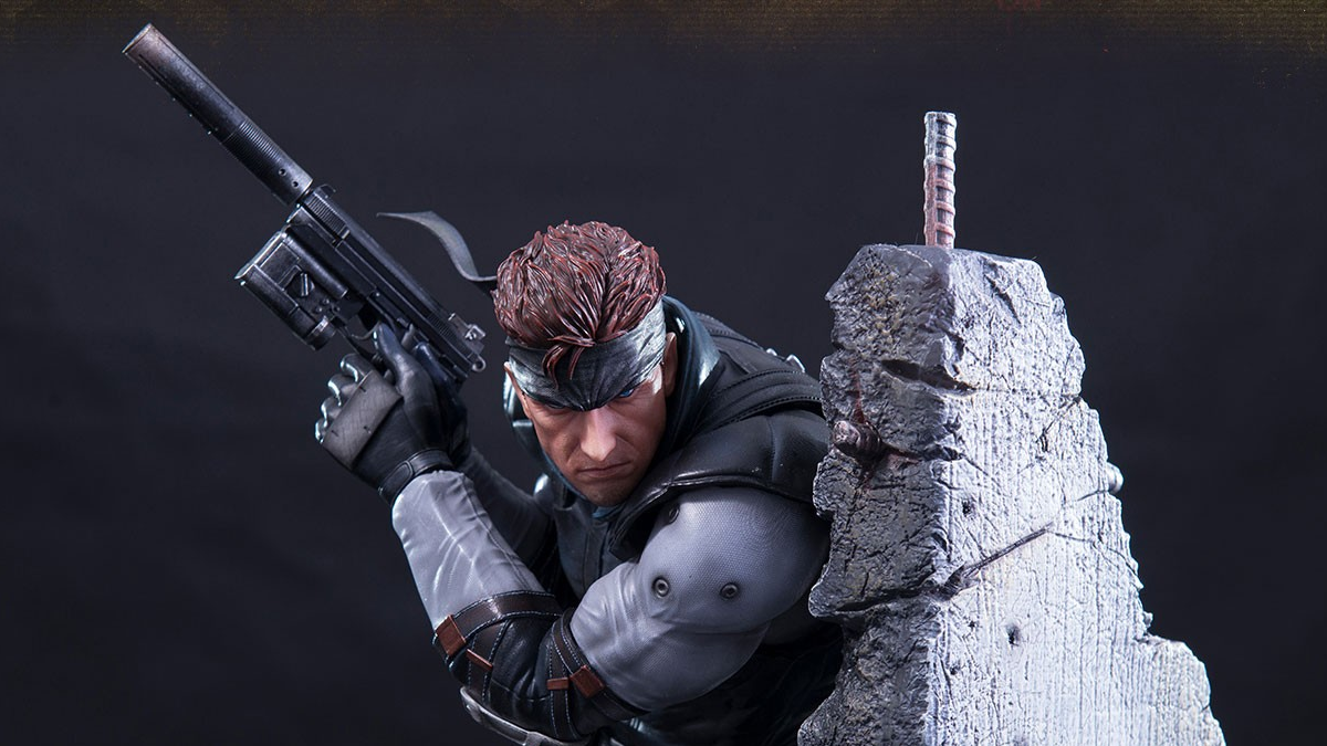 Metal Gear Solid MGS Solid Snake statue