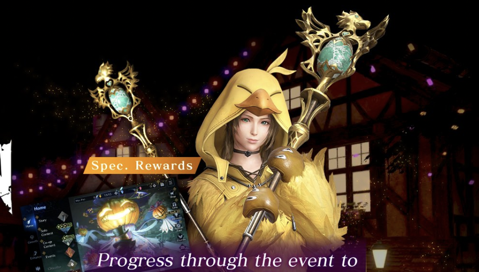 Final Fantasy VII Ever Crisis Halloween Event Gives Aerith a Chocobo Costume