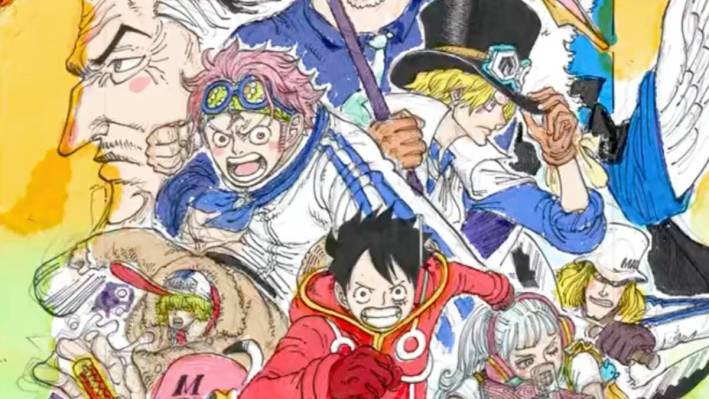 See How the One Piece Manga Volume 107 Cover Was Drawn - Siliconera