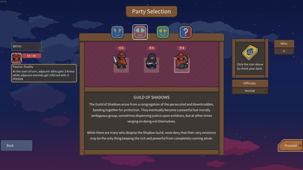 Sigil of the Magi Character Select