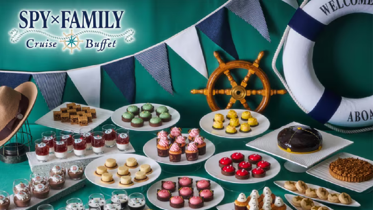 spy x family cruise buffet dessert