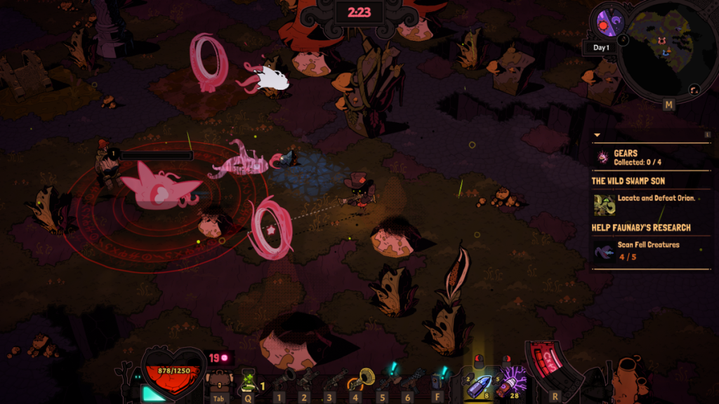 Wizard with a Gun swamp