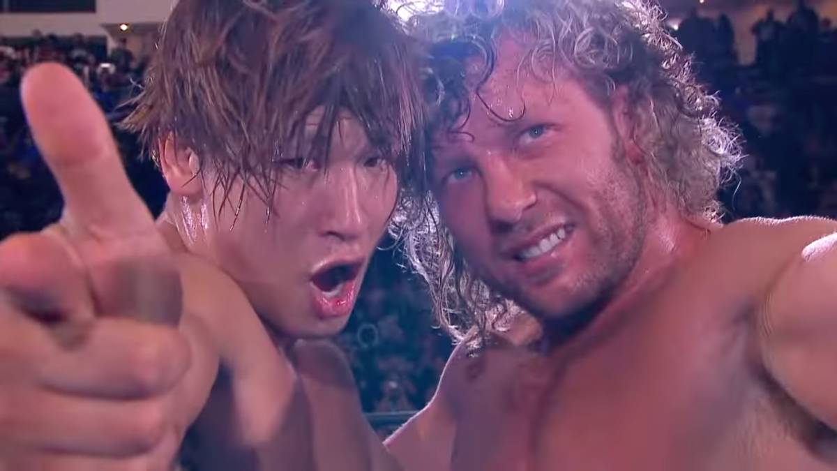 AEW Holding Like a Dragon Gaiden Street Fight with Kenny Omega wrestlers yakuza