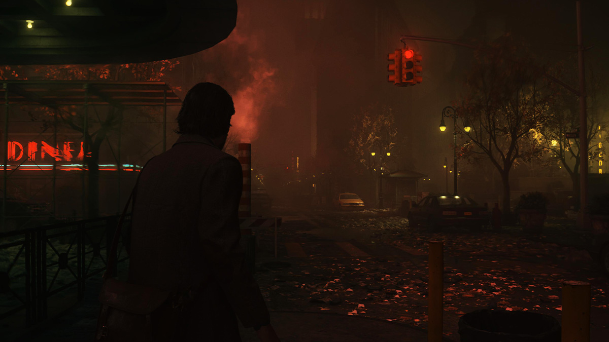 Screenshot of the Dark Place in Alan Wake 2