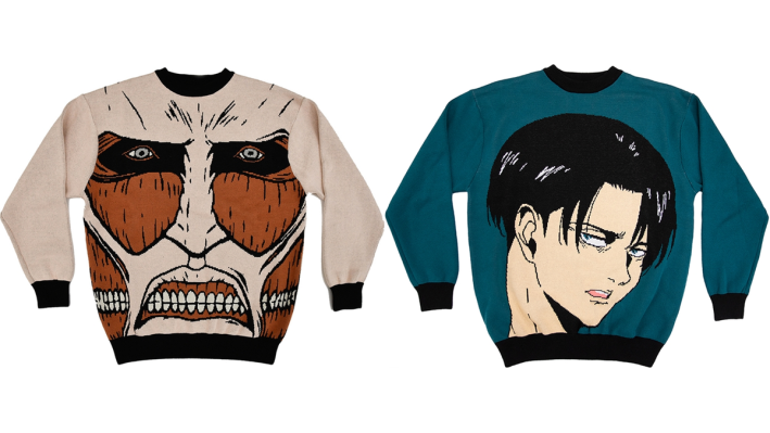 Attack on Titan Ugly Knitted Sweaters